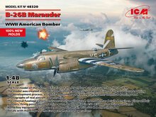 ICM 48320 B-26B Marauder, WWII American Bomber (100% new molds) Bouwpakket Schaal 1:48
