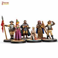 Archon Studio DNL0036 Dungeons & Lasers Miniatures: TOWNSFOLK MINIATURE PACK