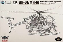 Kitty Hawk KH50004 AH-6J/MH-6J Little Bird (with figures) Schaal 1:35
