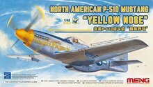 MENG-Model LS-009 North American P-51D MustangYelloe Nose Bouwpakket Schaal 1:48"