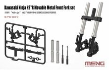 MENG-Model SPS-069 Kawasaki Ninja H2(TM)R Movable Metal Front Fork Set Bouwpakket Schaal 1:9
