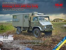 ICM 35136 Unimog S 404 with box body,German military truck Schaal 1:35