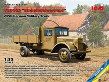 ICM 35409 V3000S Einheitsfahrerhaus, WWII German Military Truck Bouwpakket Schaal 1:35