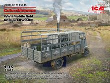 ICM 35415 AHN Gulaschkanone, WWII German mobile field kitchen Schaal 1:35