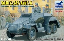 Bronco Models CB35095 Sd.Kfz.247 Ausf.A.German Armored Command Car Bouwpakket Schaal 1:35