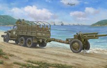 I LOVE KIT 63567 USA CCKW-352 Machine Gun Turret Version and M2A1 105MM Howitzer Schaal 1:35