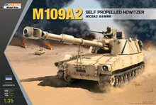 KINETIC K61006 M109A2 with T-136 IND, LINK Bouwpakket Schaal 1:35