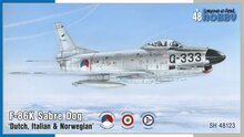 Special Hobby 100-SH48123 F-86K Sabre Dog 'Dutch, Italian and Norwegian' Bouwpakket Schaal 1:48