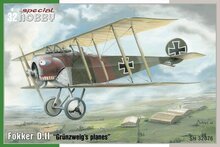 Special Hobby 100-SH32076 Fokker D.II Grünzweig's Planes" Bouwpakket Schaal 1:32"