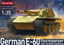 Modelcollect UA35011 Fist of war, WWII German E-60 heavy tank with twin Bouwpakket Schaal 1:35