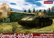 Modelcollect UA35029 Fist of War German E60 Ausf.D late type 12.8cm tank Bouwpakket Schaal 1:35
