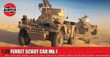 airfix AF1386 ferret scout car mk.1 bouwpakket schaal 1:35 (beschadigde doos)