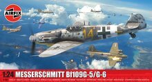 airfix AF17003 messerschmitt bf109g-5/g-6 bouwpakket schaal 1:24 (beschadigde doos)