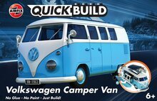 airfix AFJ6024 quickbuild vw camper van blue bouwpakket (beschadigde doos)