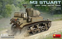MiniArt 35425 M3 Stuart Light Tank. Initial Prod. Schaal 1:35