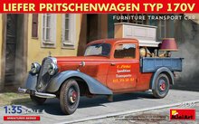 MiniArt 38065 Liefer Pritschenwagen Typ 170V Furniture Transport Car Schaal 1:35