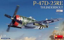 MiniArt 48009 P-47D-25RE Thunderbolt. Basic Kit Schaal 1:48