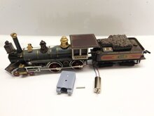 micromotor HBA002 voor Bachmann 4-4-0 American (oude versie met rechthoekige motor en lange cardankoppeling)