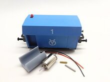 micromotor HBR004 ombouwset voor Brawa Klv 61, Köf II, Volkert robot V7000 - Model met snaaraandrijving