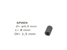 micromotor SP004 ø 4.9 x 8 met kruis - ø 1.5 mm cardankoppelingshouder