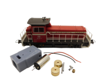 micromotor HR027F motor ombouwset voor Roco DB BR 384, DB E71, ÖBB Rh 1670, u.a.