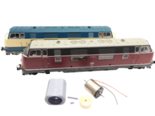 micromotor HP001F motor ombouwset voor Piko BR 101, BR 103, BR 110, BR 111, BR 112, BR 118, u.a.