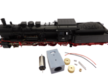 micromotor HR016F motor ombouwset voor Roco DB DR DRG BR 57, KPEV G10, ÖBB Rh 657, u.a.