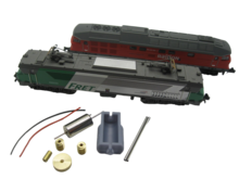 micromotor NM029C N motor ombouwset voor Minitrix DR BR 132, BR 142, BR 234, DB NS u.a.