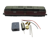 micromotor NF042C motor ombouwset Fleischmann V 200.1, BR 221, EBW V 270, RENFE D 340
