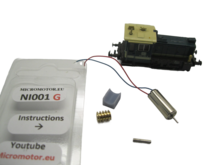 micromotor NI001G motor ombouwset voor Ibertren Köf IV (ex Köf III) / BR 333