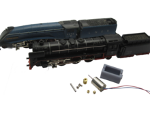 micromotor NM021G motor ombouwset voor Minitrix BR 01 Antrieb in Lok, UK Class 7P, Class 4A