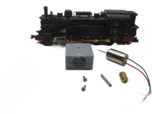 micromotor NF023G N ombouwset voor Fleischmann BR 94 (DB DR DRG), ÖBB 694, KPEV T16.1, FS 897