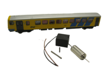 micromotor NF010 ombouwset voor Fleischmann NS Wadloper , Pendolino, BR 628