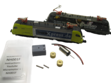 micromotor NH001F motor ombouwset voor Hobbytrain 10105, 219670-219672, 219674-219675, u.a.