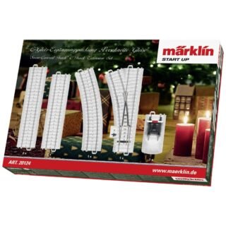 H0 Märklin C-rails (met ballastbed) 20124 Rechte rails, Gebogen rails, Wissel, Stootblok 1 stuk(s)