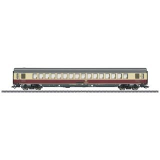 Märklin 43861 H0 sneltreinrijtuig purperrood/beige 1e klas van de DB Apmz 121 1e klas