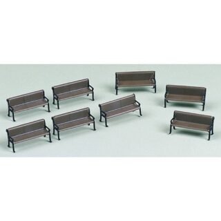 Auhagen 41199 H0 zitbank voor buiten (8 stuks) Bouwpakket