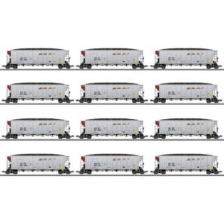 Märklin 45666 H0 set van 12 US Hopper Cars van de BNSF