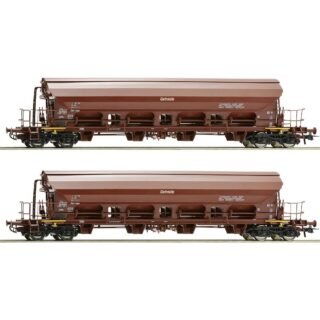 Roco 6600125 H0 2-delige set zwenkdakwagens van de DR