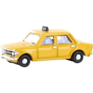 Minis by Lemke LC61515 N Auto Fiat 128, taxi, geel