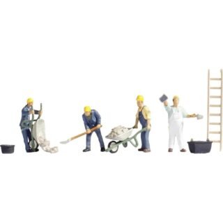 NOCH 45055 TT Set figuren, metselaars figuren