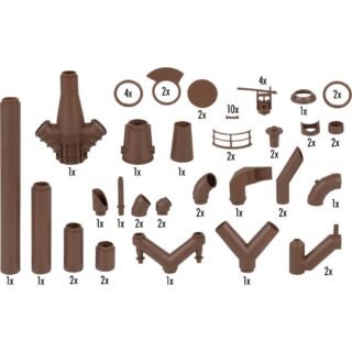 Faller 180328 H0 Grote leidingleidingenset