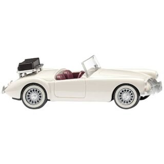 Wiking 081805 H0 Auto MG A Roadster, parelwit
