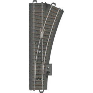 H0 Märklin C-rails (met ballastbed) 24612 Wissel, Rechts 188.3 mm 1 stuk(s)