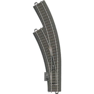 H0 Märklin C-rails (met ballastbed) 24671 Gebogen wissel, Links 1 stuk(s)