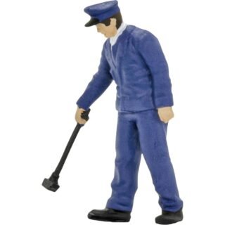 Viessmann Modelltechnik 1557 H0 Wagenmeester ronddraaiend, bewegende hamer figuren Functioneel model, Geverfd