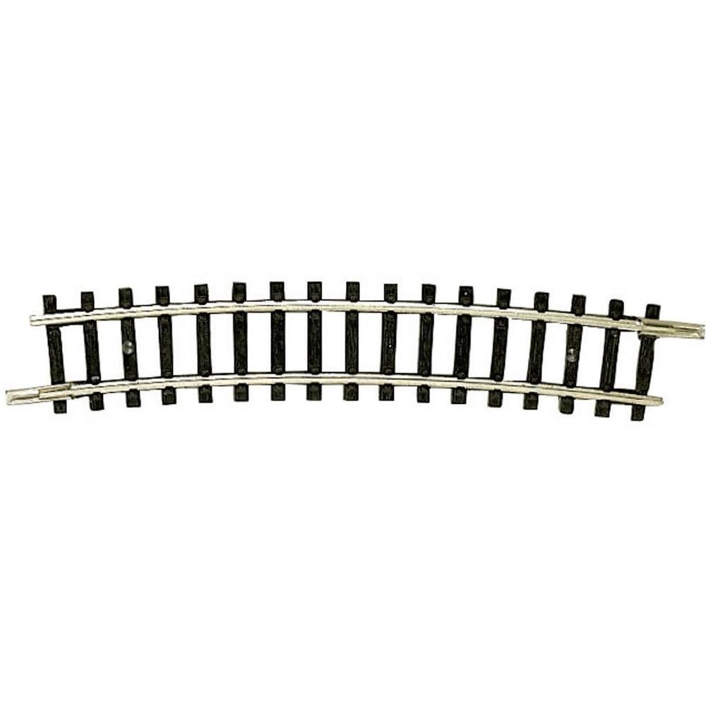 N Fleischmann rails (zonder ballastbed) 22225 Gebogen rails 15 ° 329 mm 12 stuk(s)