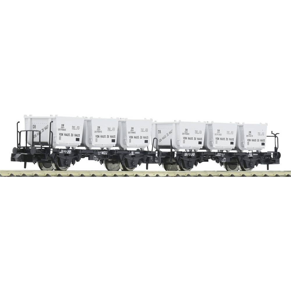 Fleischmann 6660106 N dubbele containerwagen BTS 50 van de DB