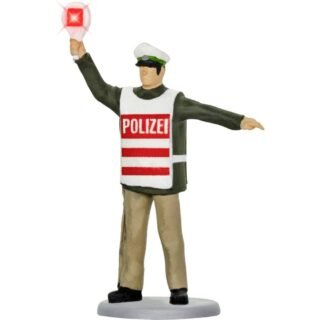 Viessmann Modelltechnik 1518 H0 Politieagent met verlichte cel figuren Geverfd