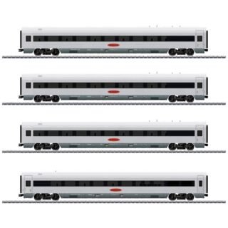 Piko H0 28350 H0 4-delige set personenrijtuigen Metropolitan Express Train (met) van de DB AG
